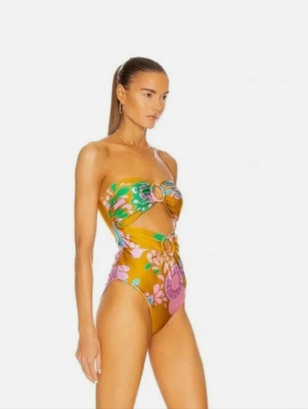 ZIMMERMAN TEDDY DOUBLE RING ONE PIECE SWIMSUIT US 8-10 - Picture 11 of 11